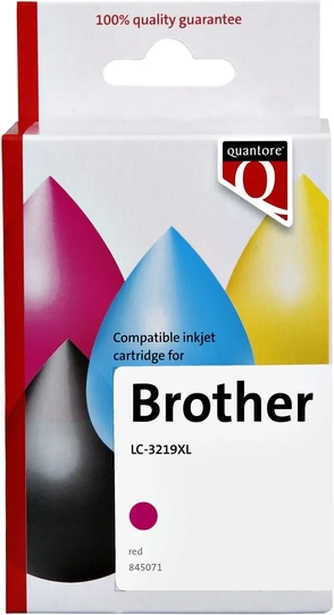 Quantore LC-3219XL Inktcartridge - Rood