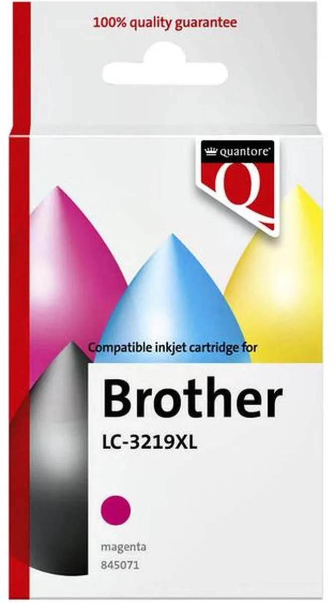 Quantore LC-3219XL Inktcartridge - Rood