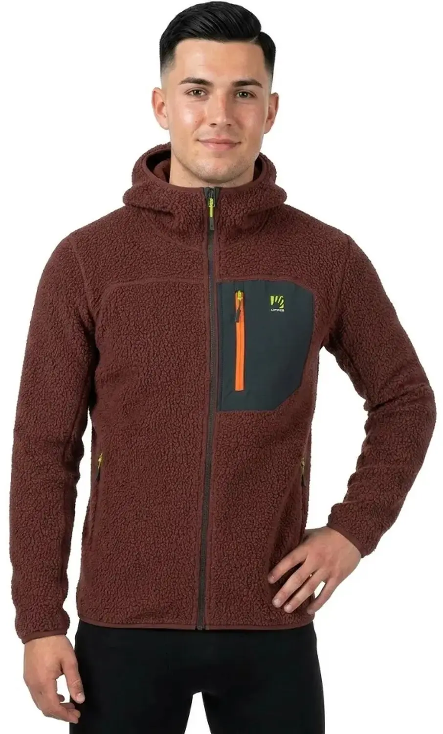 Karpos Moiazza Retrò Fleece Met Volledige Rits Rood S Man