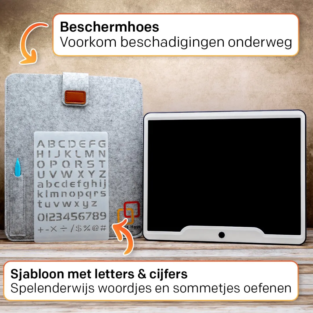 Must-Have for Kids Tekentablet Blauw 15 inch - afbeelding 6 van 6