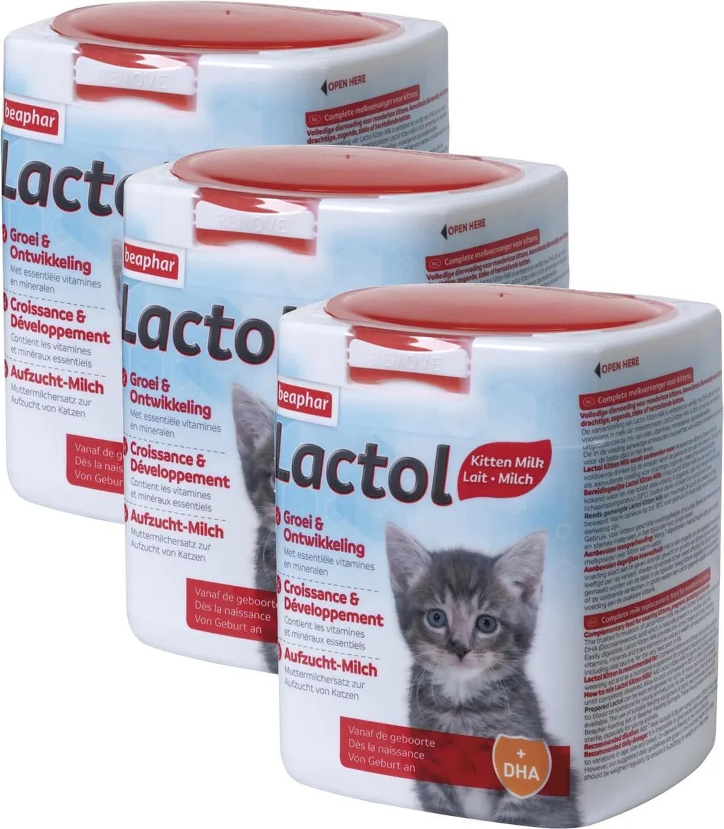 Beaphar Lactol Melk Kitten 500g - 9 Stuks - afbeelding 6 van 6