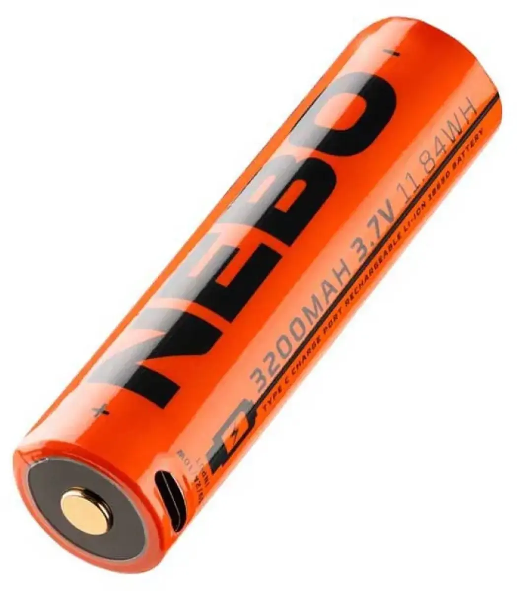 Nebo NEB-BAT-0008-G Oplaadbare 18650 Batterij - 3200mAh - afbeelding 2 van 5