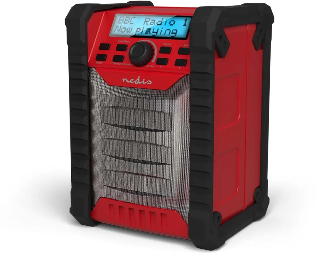 Nedis RDDB6200RD DAB+ Bouwradio - Zwart - afbeelding 5 van 6