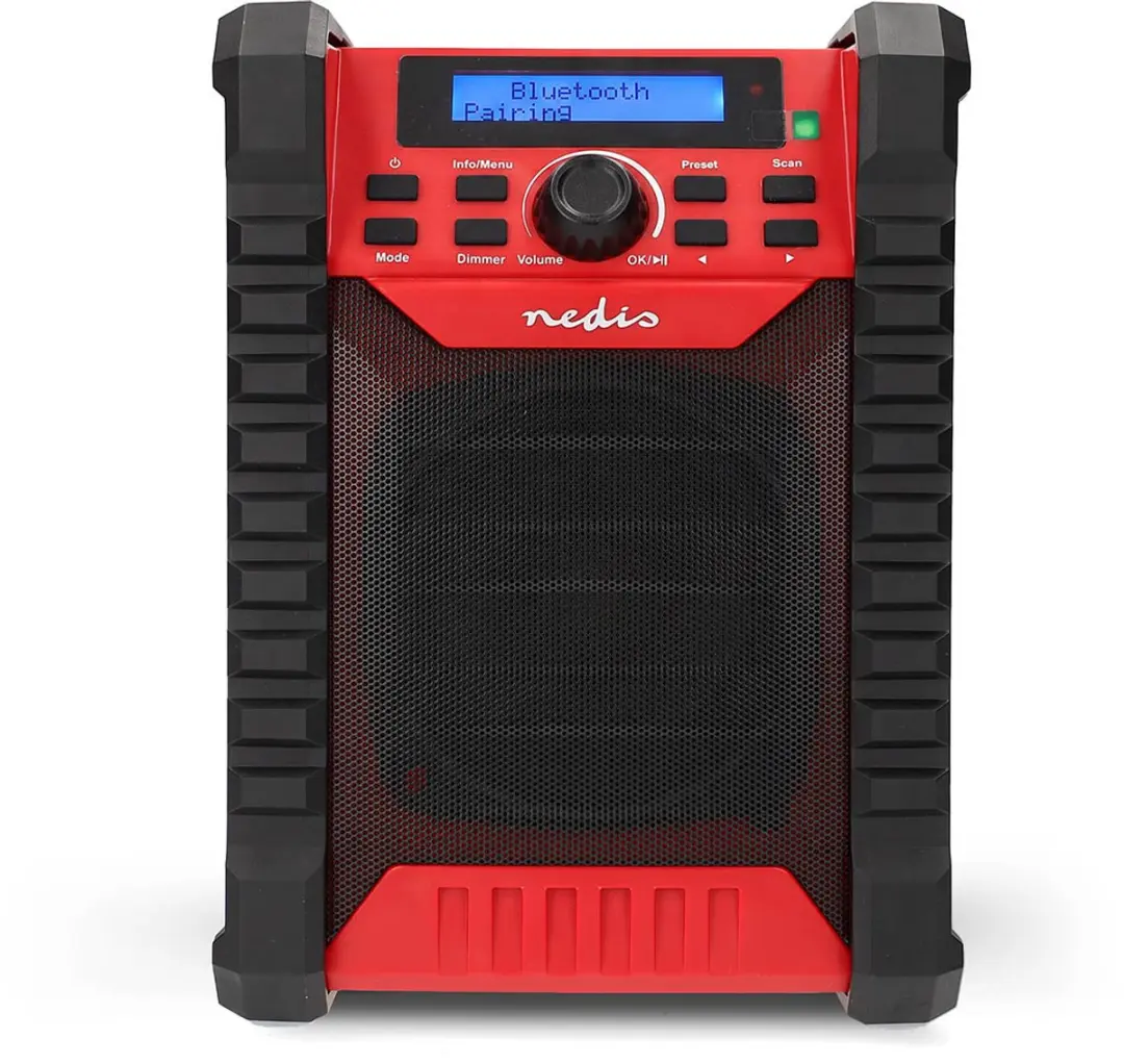 Nedis RDDB6200RD DAB+ Bouwradio - Zwart - afbeelding 4 van 6