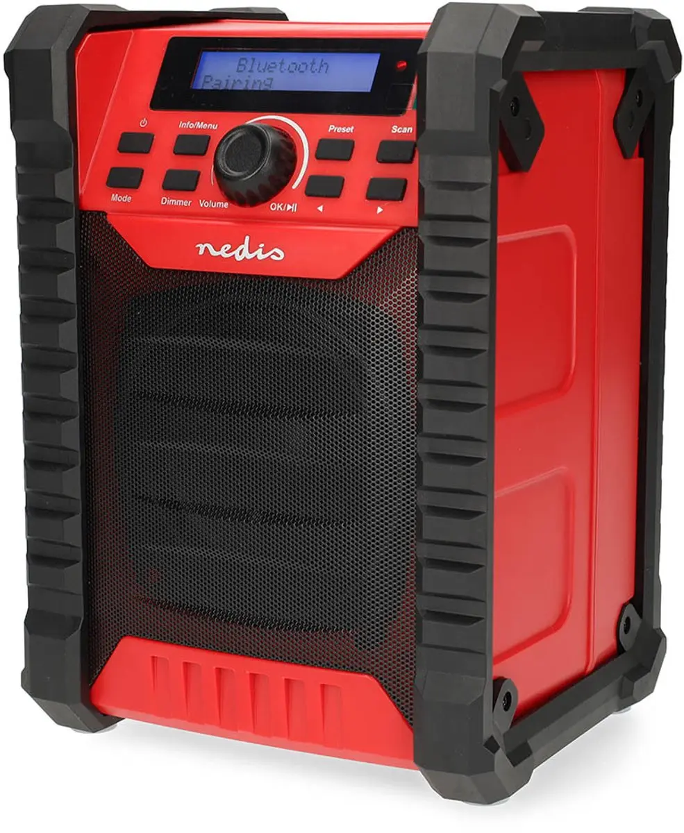 Nedis RDDB6200RD DAB+ Bouwradio - Zwart - afbeelding 2 van 6