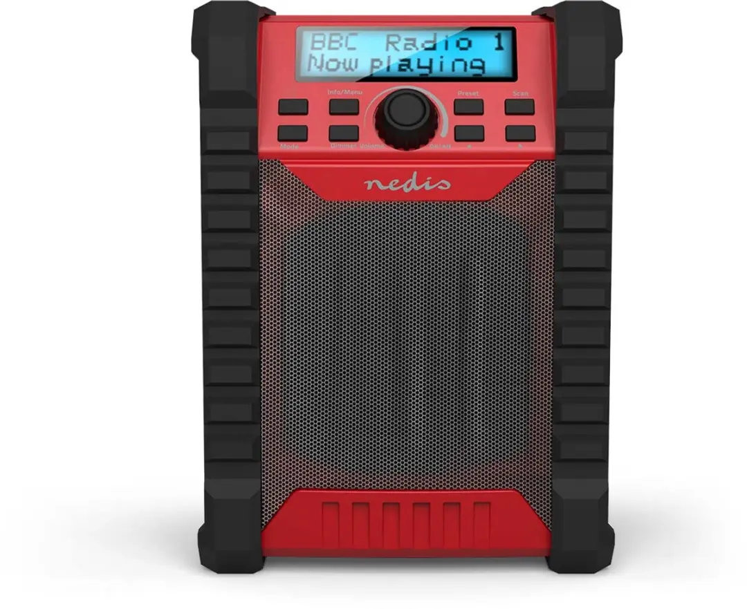 Nedis RDDB6200RD DAB+ Bouwradio - Zwart - afbeelding 6 van 6