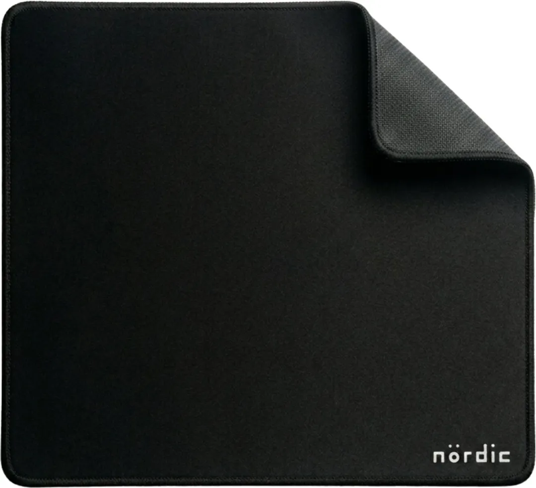 NÖRDIC GAME-N1030 Muismat - 32x27cm - Zwart