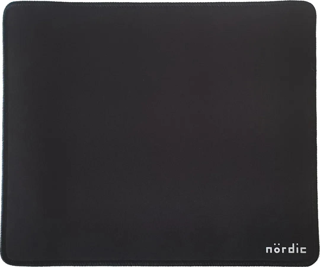 NÖRDIC GAME-N1030 Muismat - 32x27cm - Zwart
