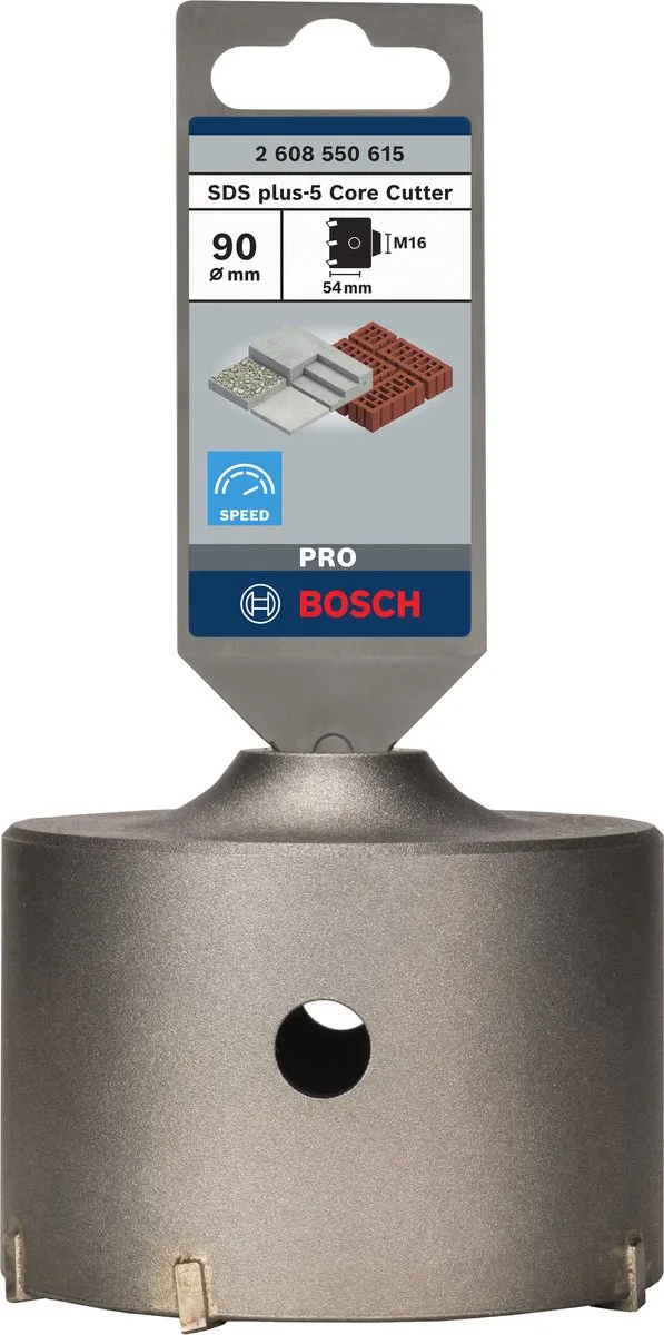 Bosch Professional SDS plus-5 Core Cutter 90mm - Beton - afbeelding 3 van 3