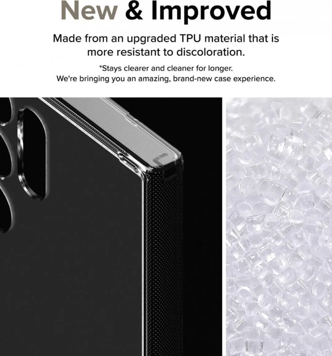 Ringke Fusion Hoesje Samsung Galaxy S24 Ultra - Antikrascoating - Matte Transparant