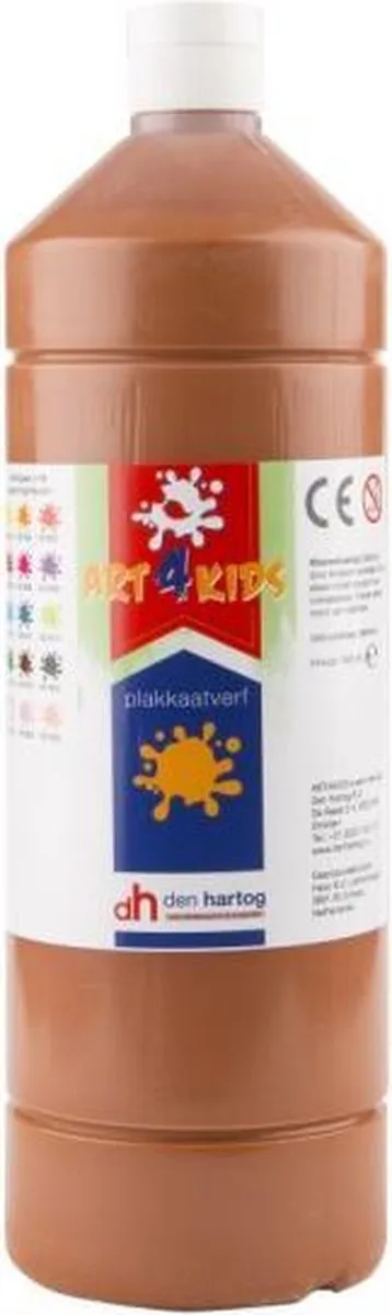 Creall Art4Kids Plakkaatverf Licht Bruin 1000ml