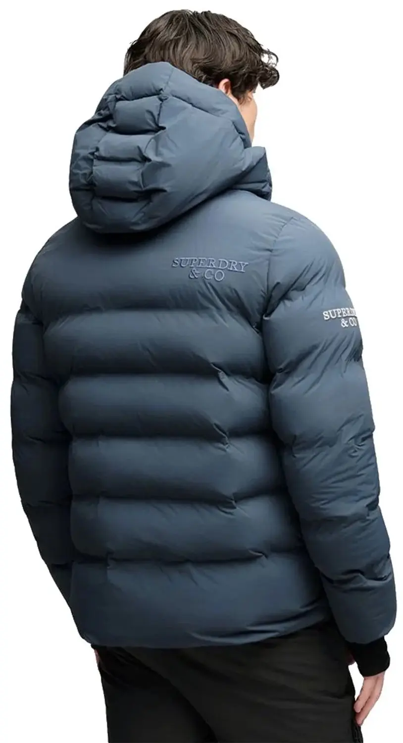 Superdry Ski Gewatteerde Jas - Graphite Grey - S - afbeelding 3 van 6