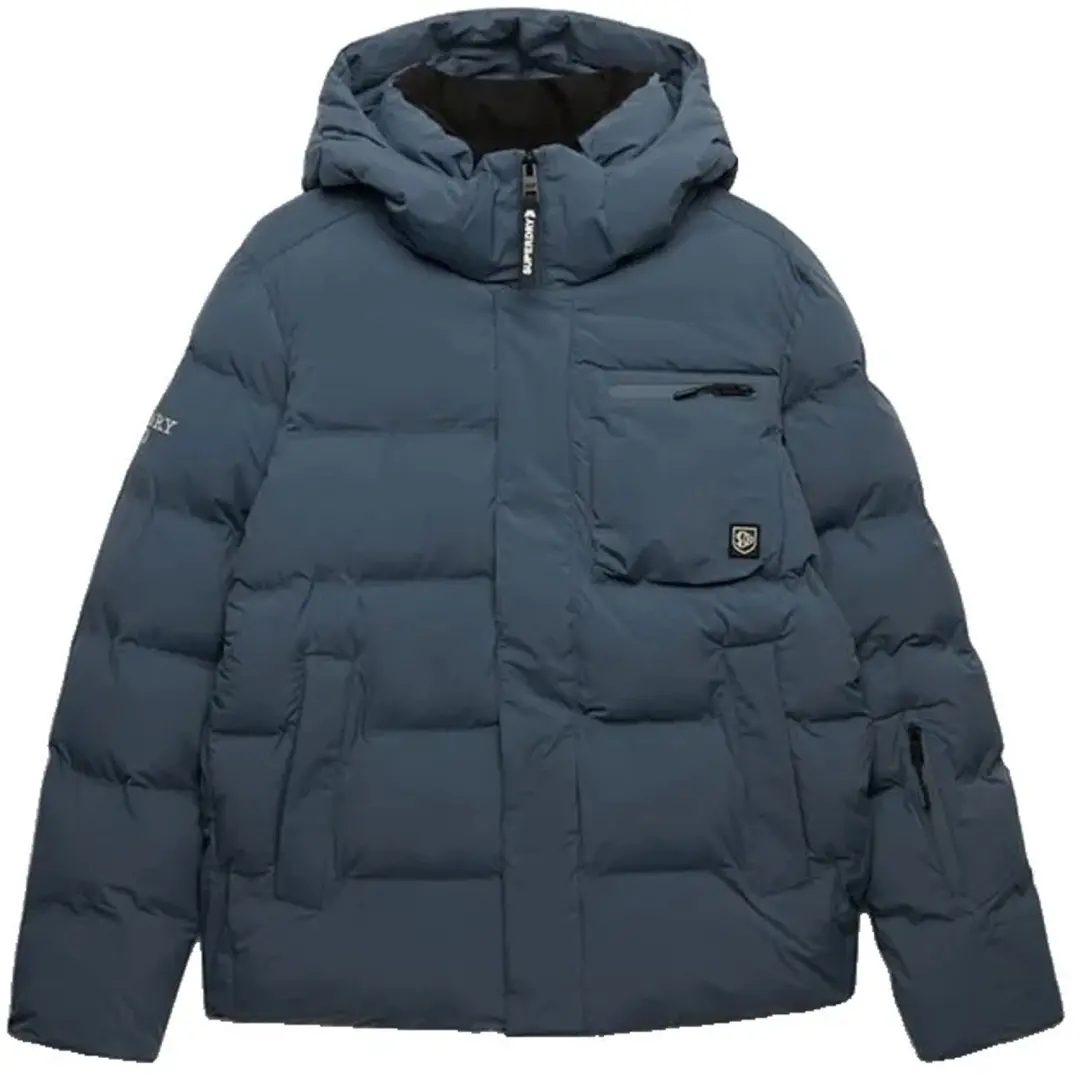 Superdry Ski Gewatteerde Jas - Graphite Grey - S - afbeelding 4 van 6