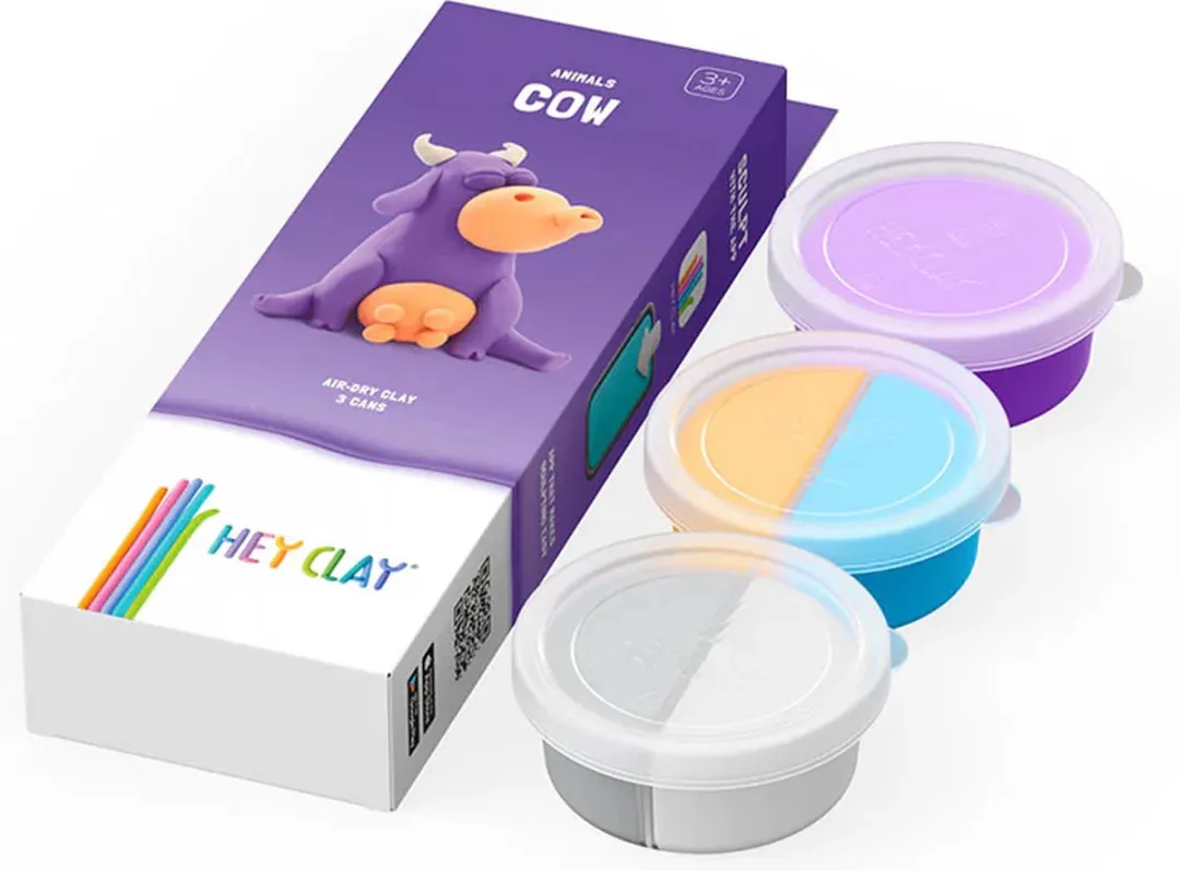Hey Clay DIY Koe Dieren Kreatives knutselkit