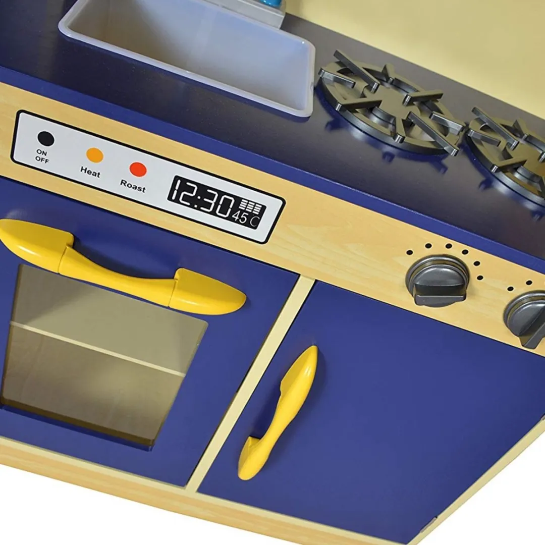 Teamson Kids Houten Speelkeuken - Blauw