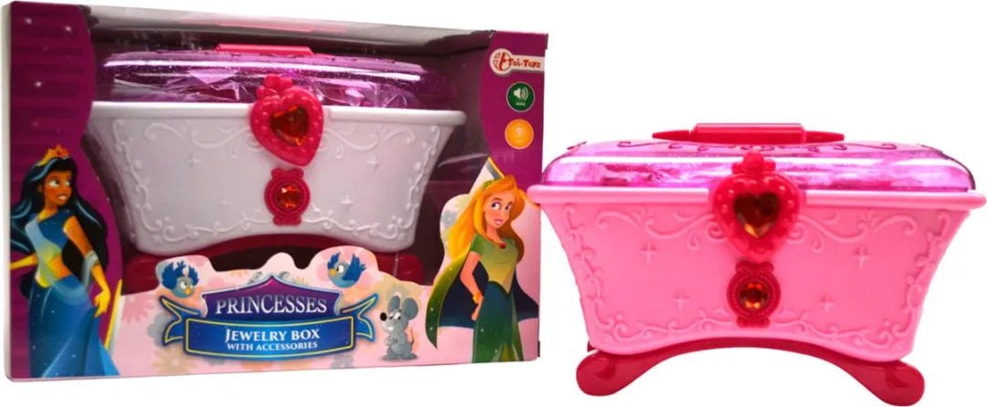 Toitoys Sieradenkistje - Wit - Met licht en geluid - Jewelrybox