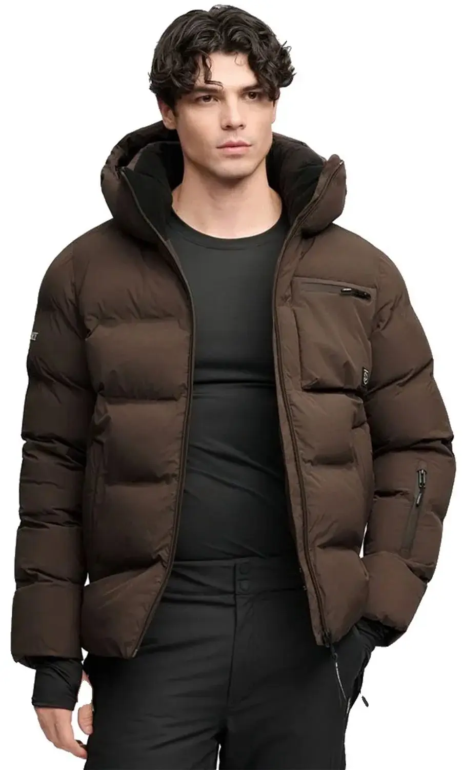 Superdry Ski Gewatteerde Jas - Bruin - afbeelding 4 van 6