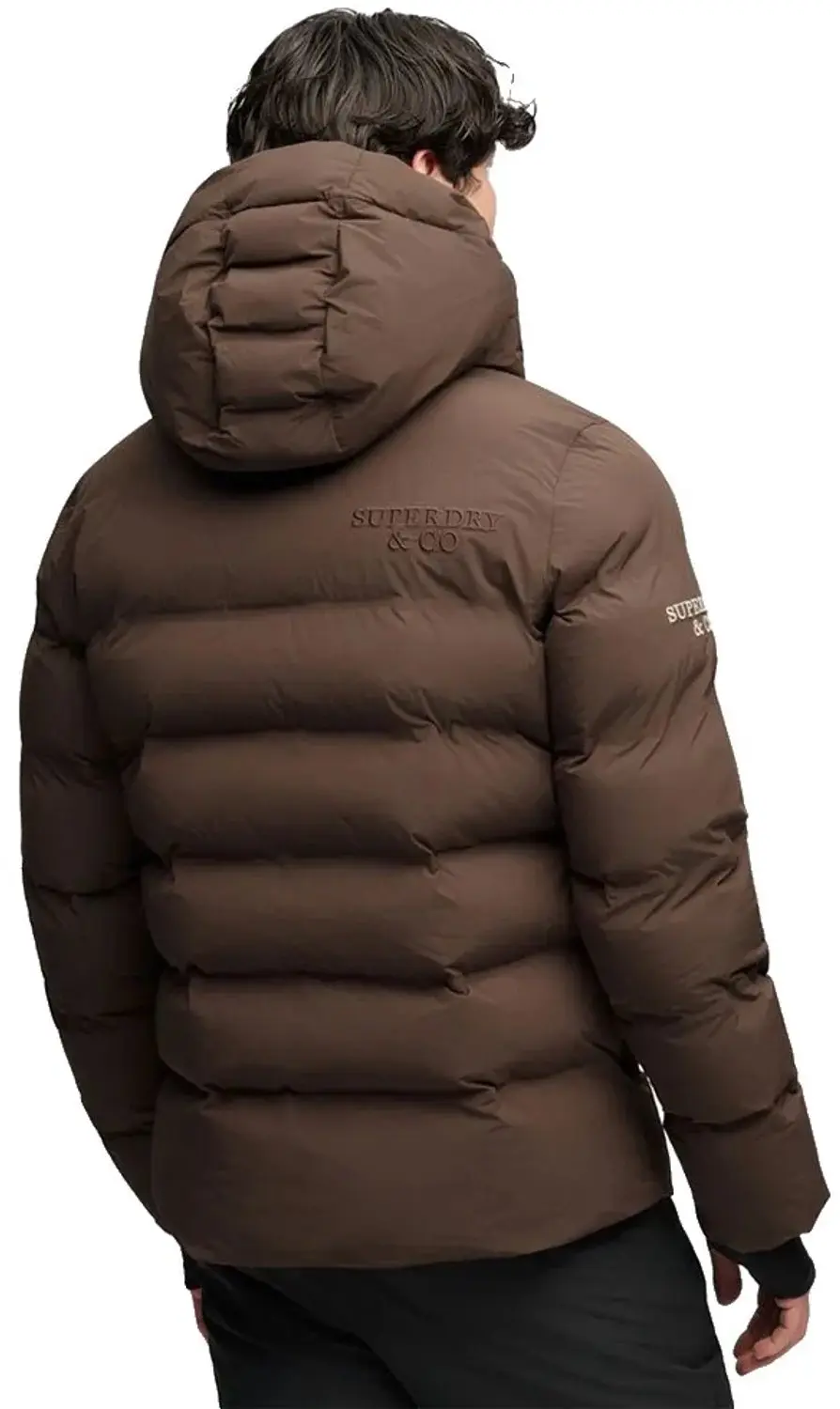 Superdry Ski Gewatteerde Jas - Bruin - afbeelding 3 van 6