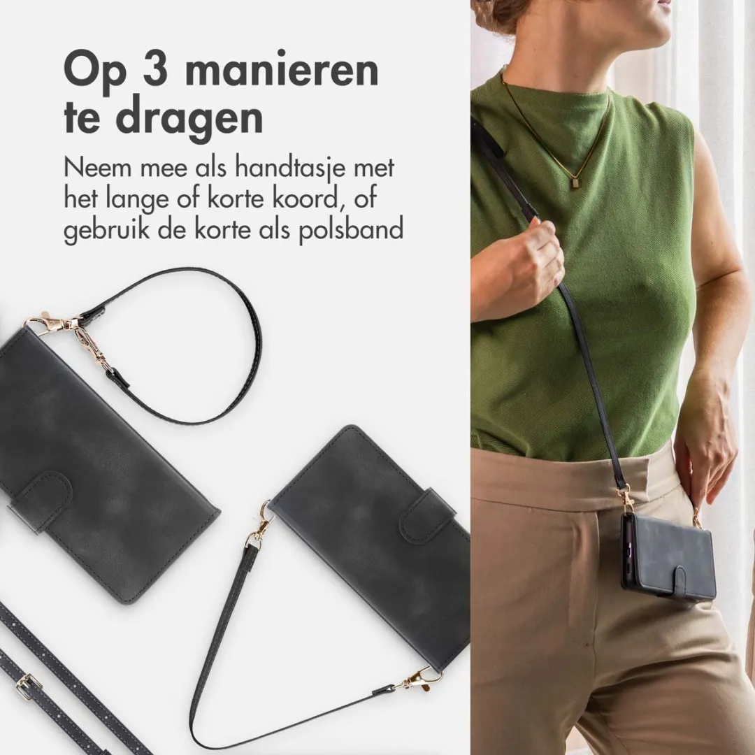 Imoshion Bookcase Hoesje Samsung Galaxy A34 5G - 3 Pasjes - Zwart