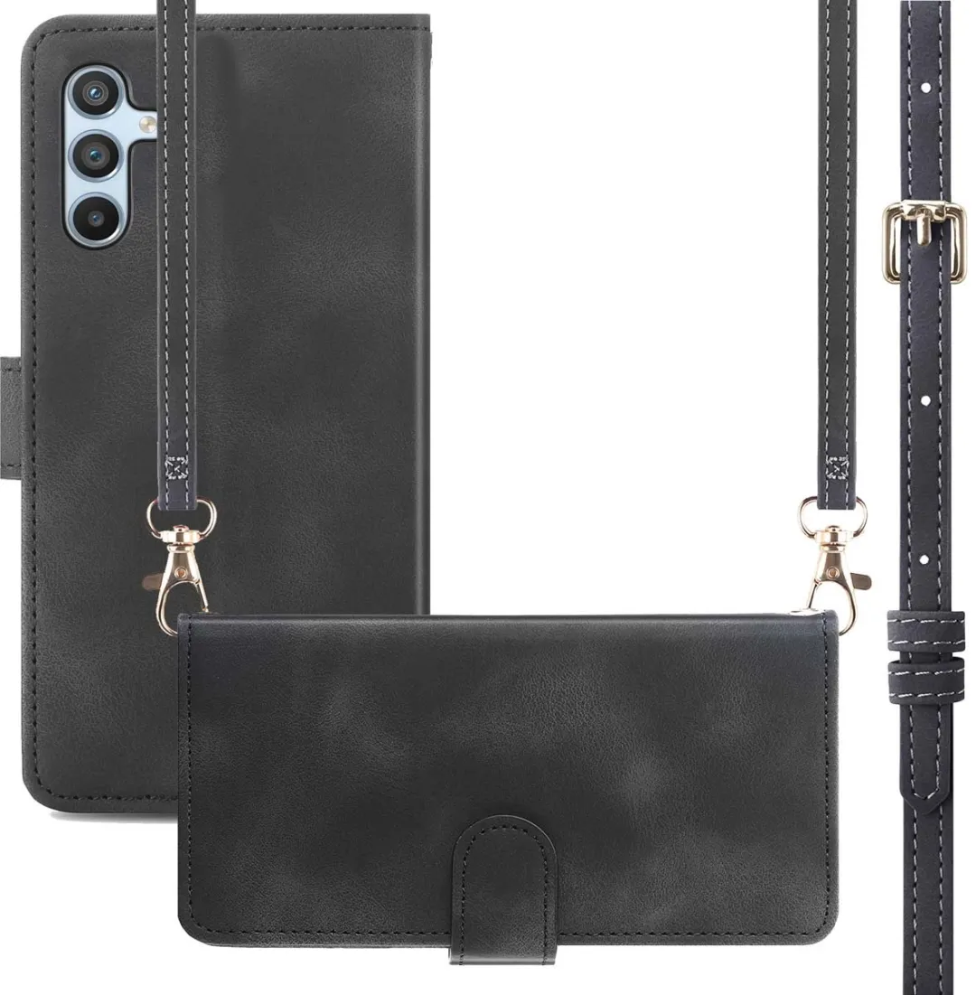 Imoshion Bookcase Hoesje Samsung Galaxy A34 5G - 3 Pasjes - Zwart