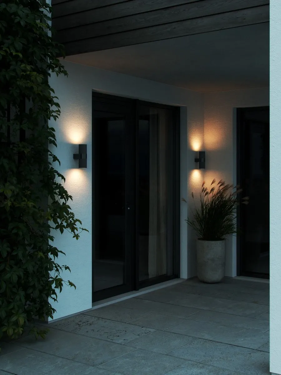Nordlux Kyklop Wandlamp 2xGU10 - Zwart
