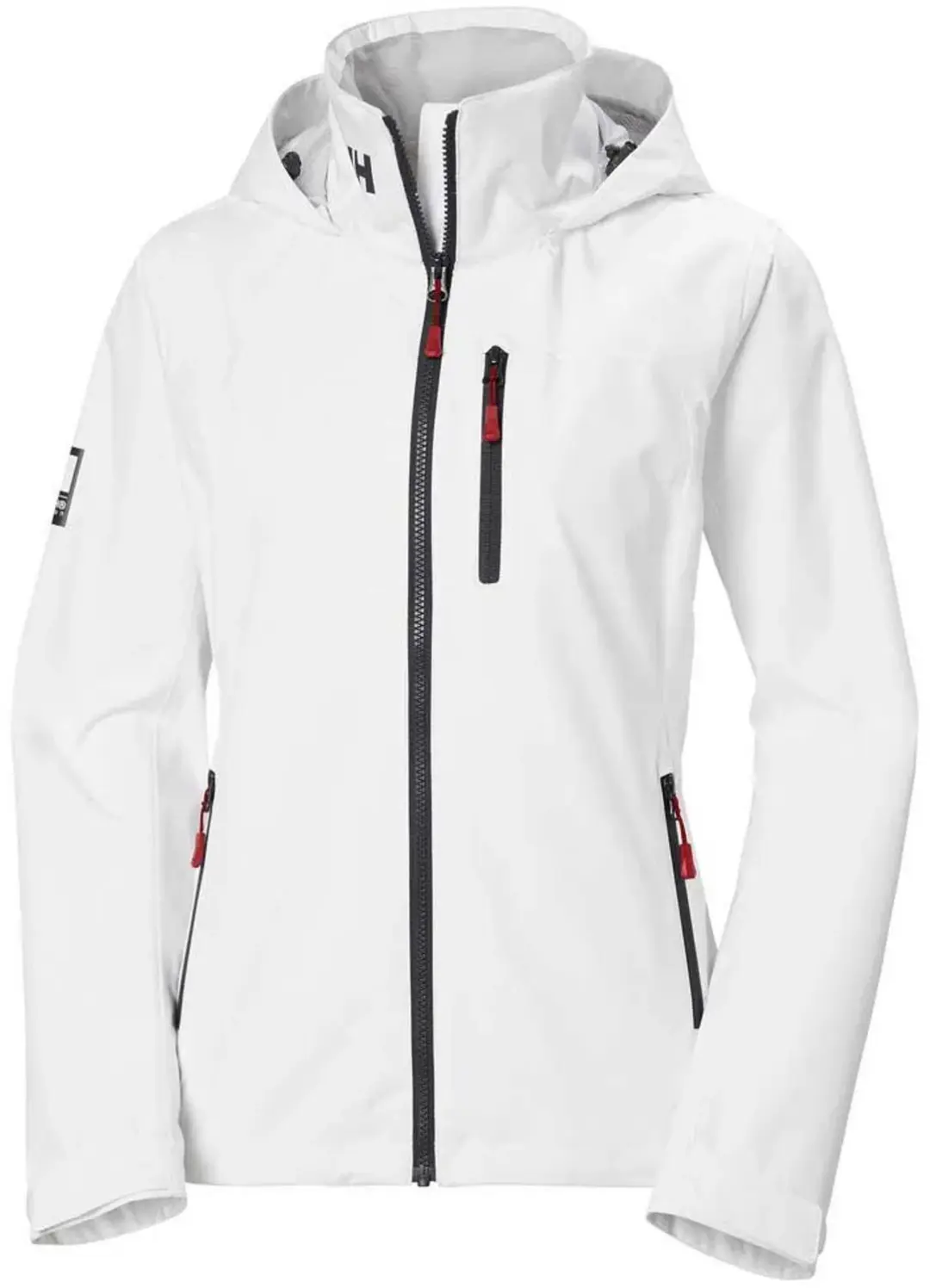 Helly Hansen Crew Hooded 2.0 Dames Jas - Wit - XL - afbeelding 3 van 4