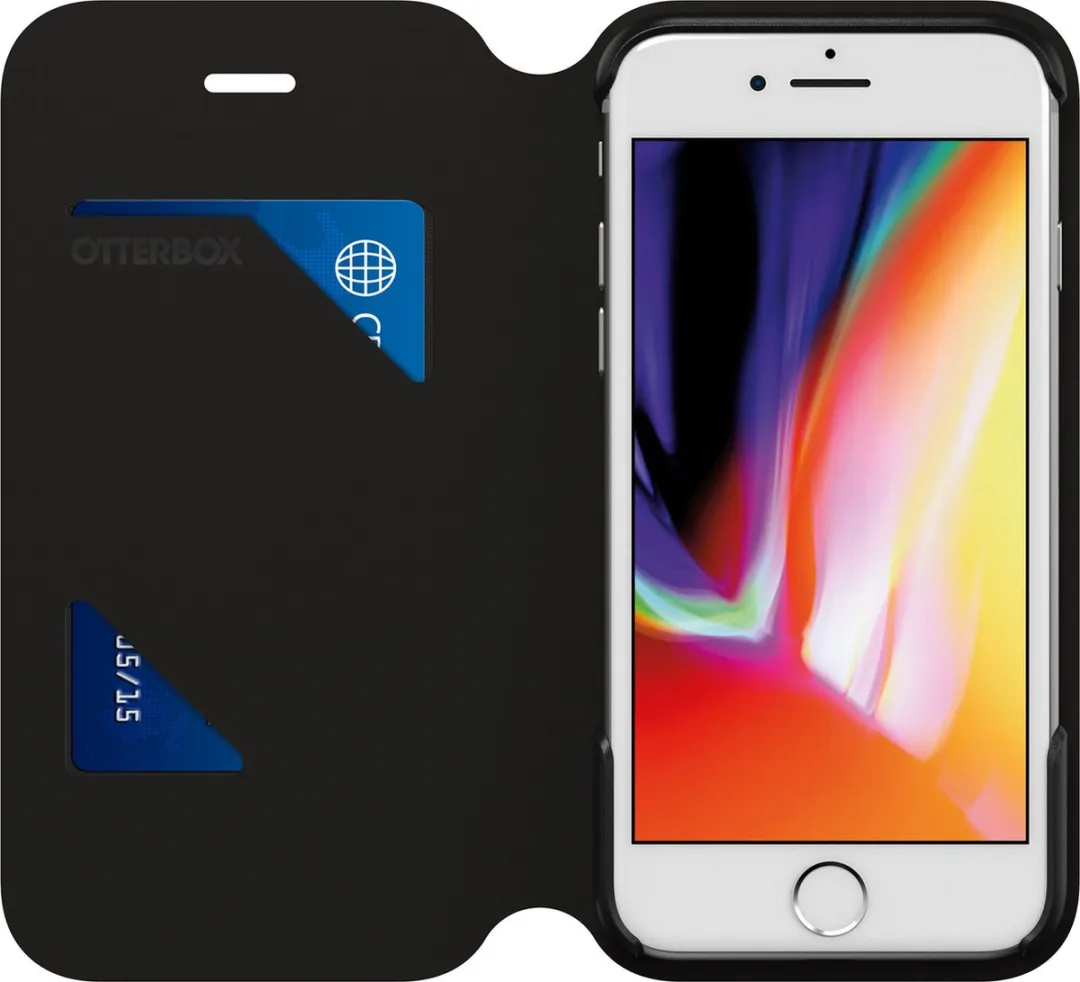 OtterBox Strada Via Hoes - iPhone 7/8/SE - Zwart