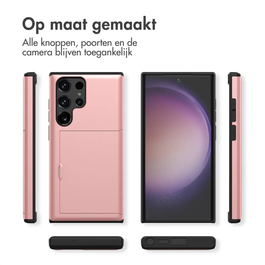 Imoshion Hoesje Samsung Galaxy S23 Ultra Rosé Goud - 2 Pasjes - afbeelding 6 van 6