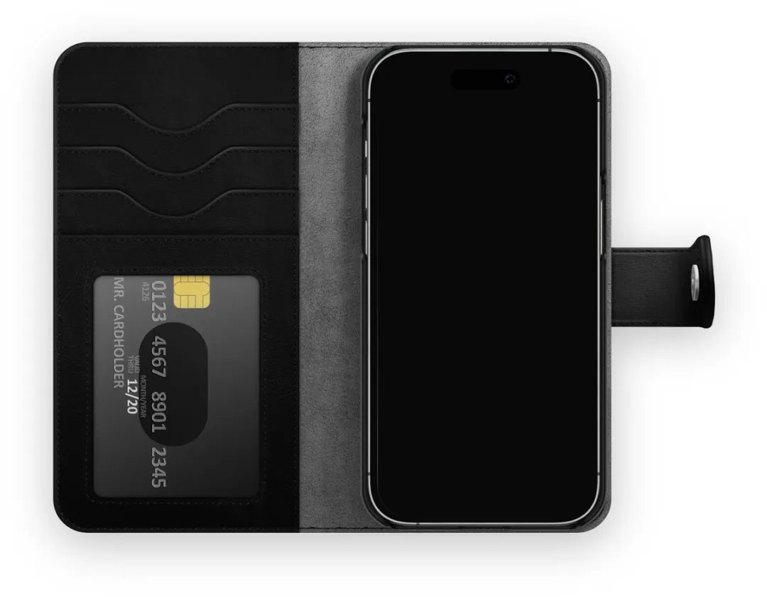 iDeal of Sweden Magnet Wallet iPhone 15 - IDMWP-I2361-484 - Donkerbruin - afbeelding 6 van 6