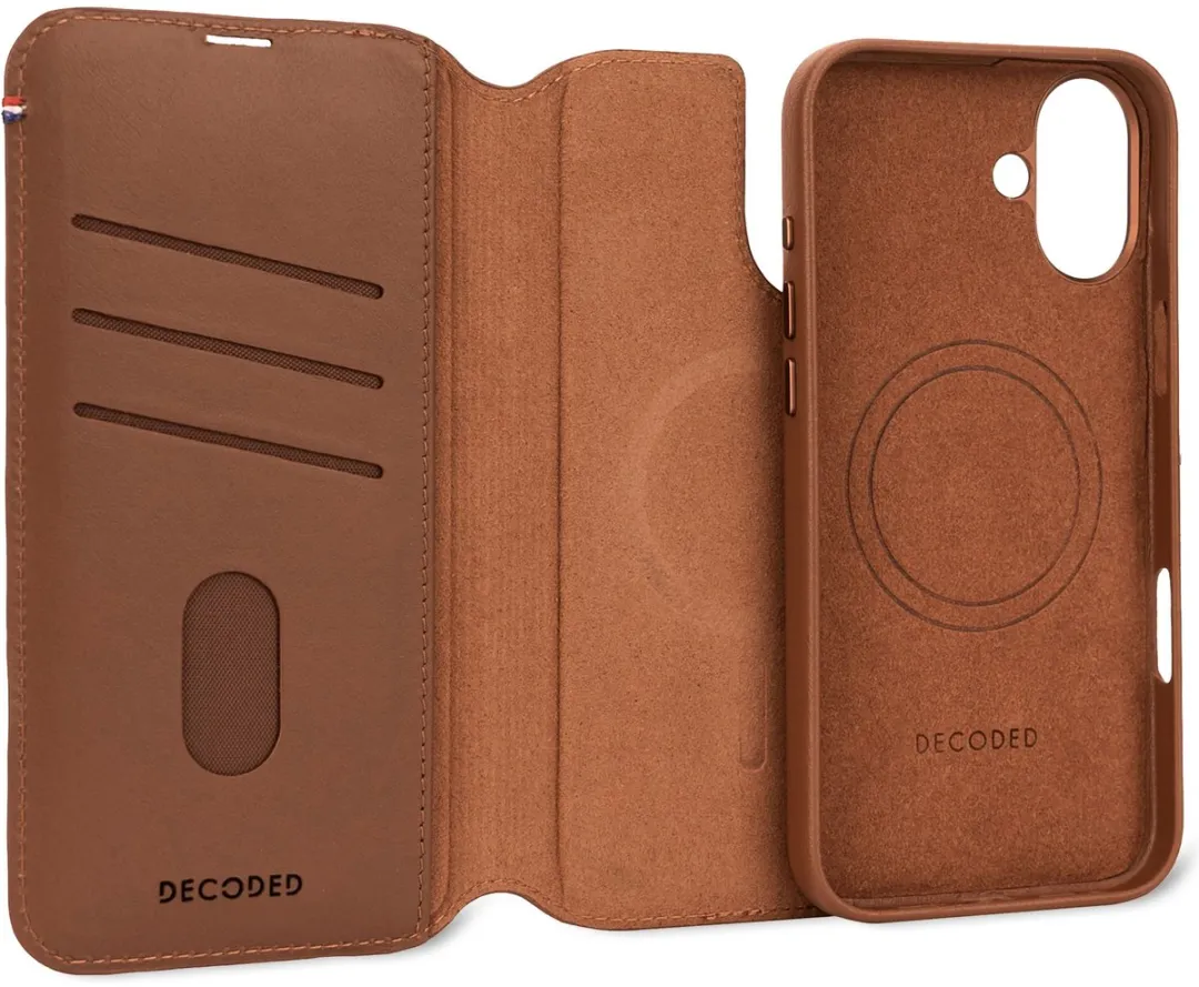 Decoded D25IPO16DW5TN iPhone 16 Hoesje - Magnetisch 2-in-1 Bruin - afbeelding 6 van 6