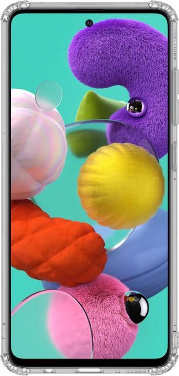 Nillkin Nature TPU Hoesje - Samsung Galaxy A51 - Transparant Grijs - afbeelding 2 van 4