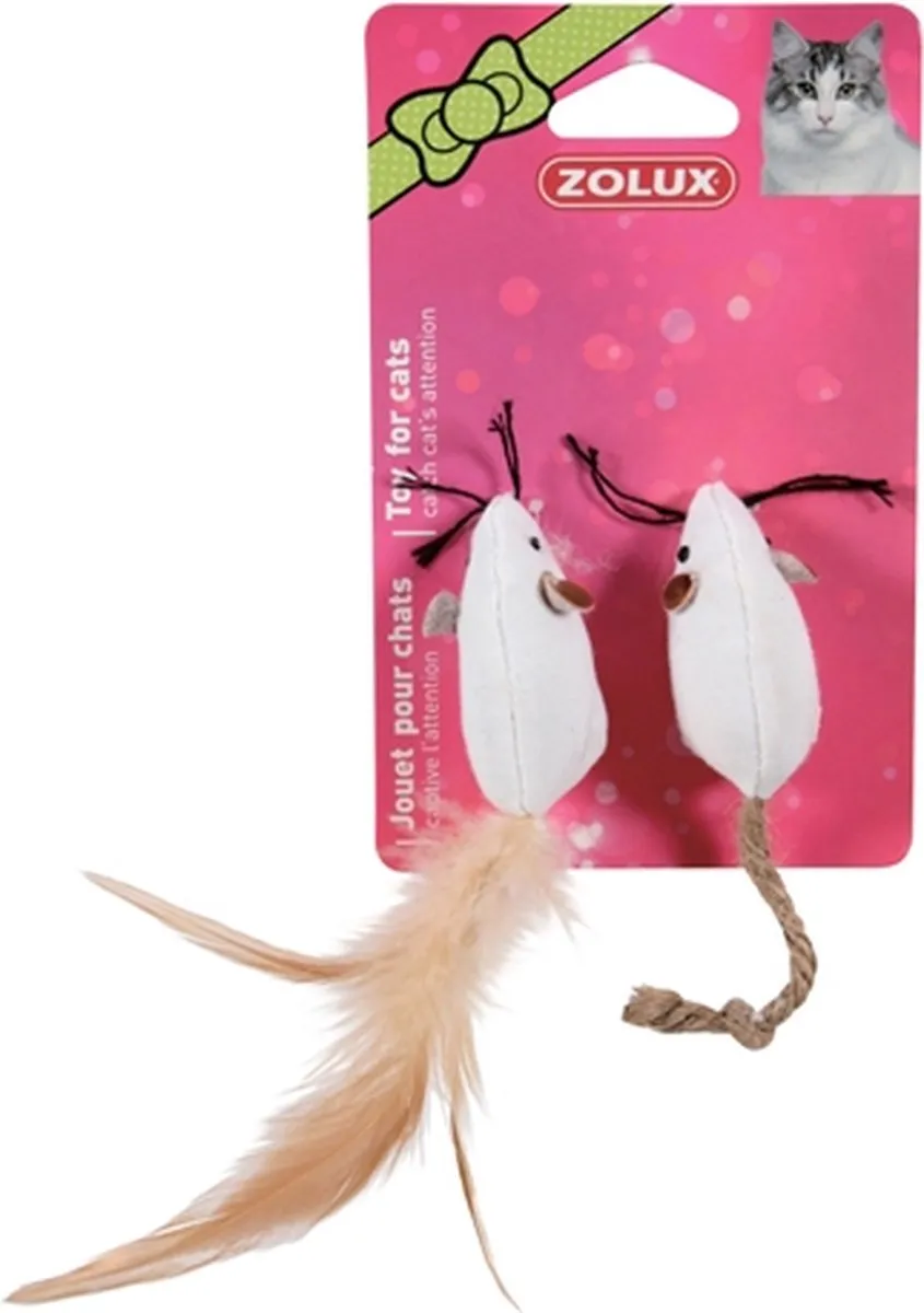 Zolux Canvas Muis Blauw