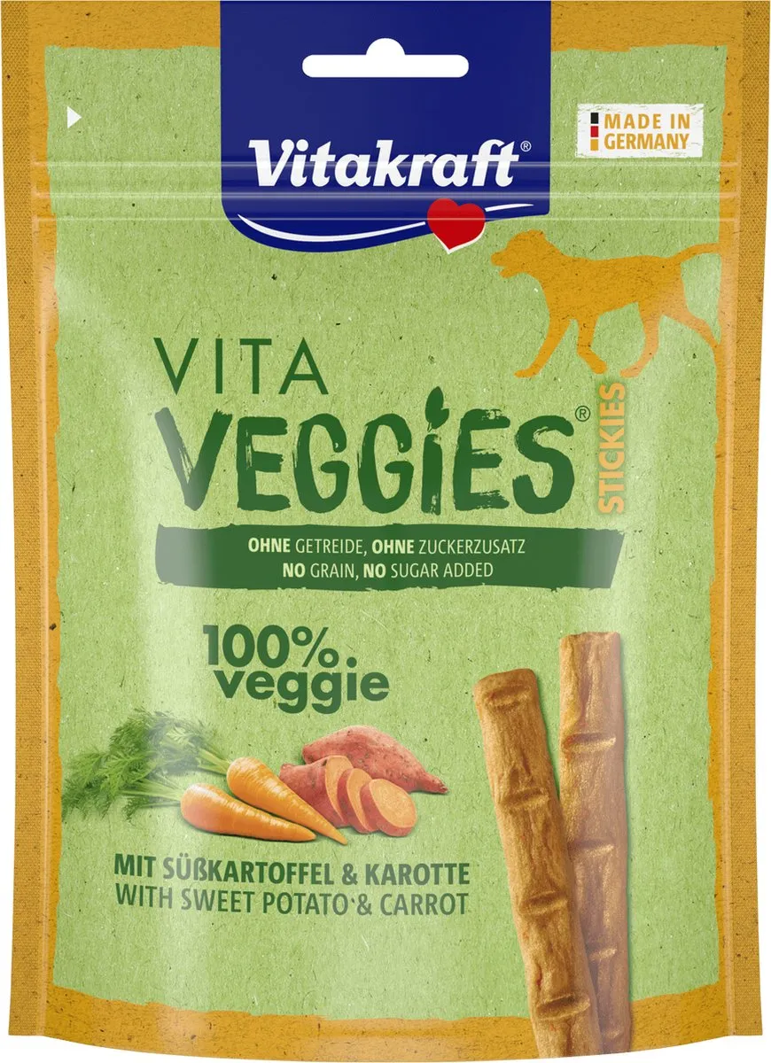 Vitakraft Veggies Sticks Hondensnacks Wortel & Bataat 80g