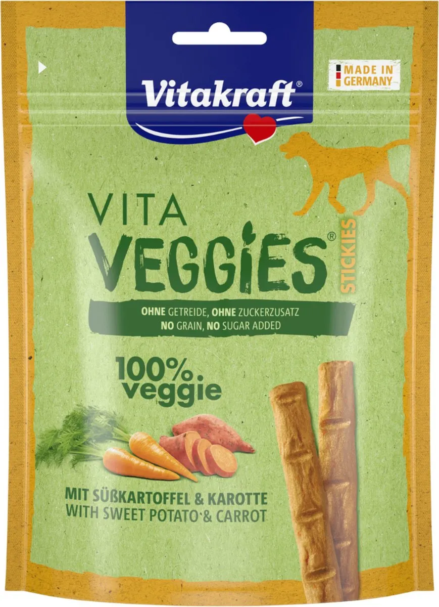 Vitakraft Veggies Sticks Hondensnacks Wortel & Bataat 80g