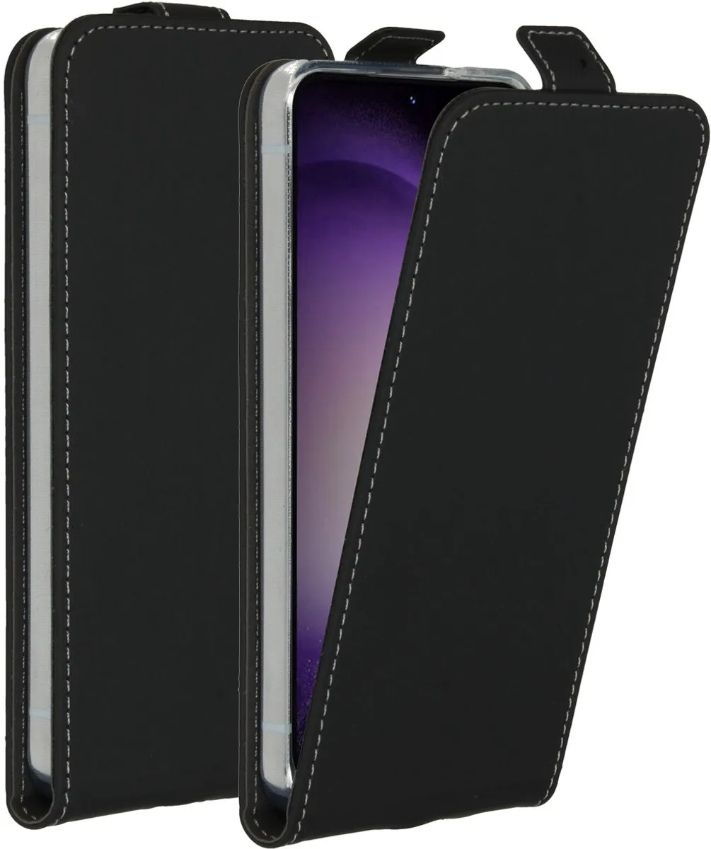 Accezz Hoesje Samsung Galaxy S24 Flipcase - Zwart