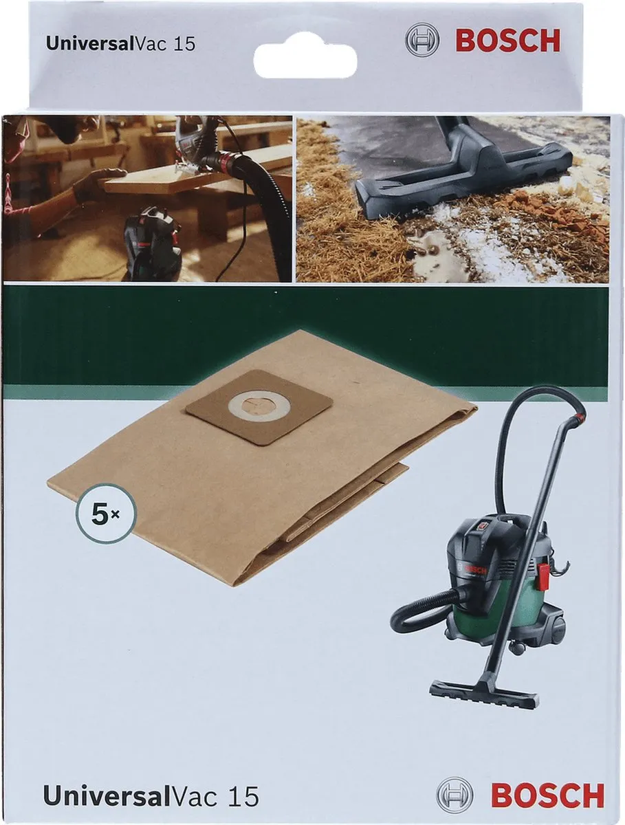 Bosch UniversalVac 15 Stofzuigerzakken - 5 Stuks