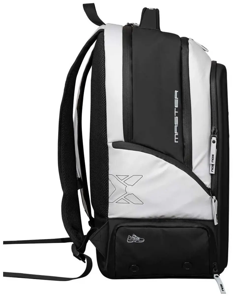 Nox Master Series Padel Rugzak - Zwart/Wit - afbeelding 6 van 6