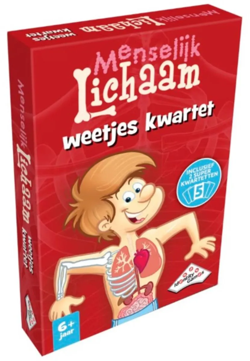 Identity Games Menselijk Lichaam Kwartet