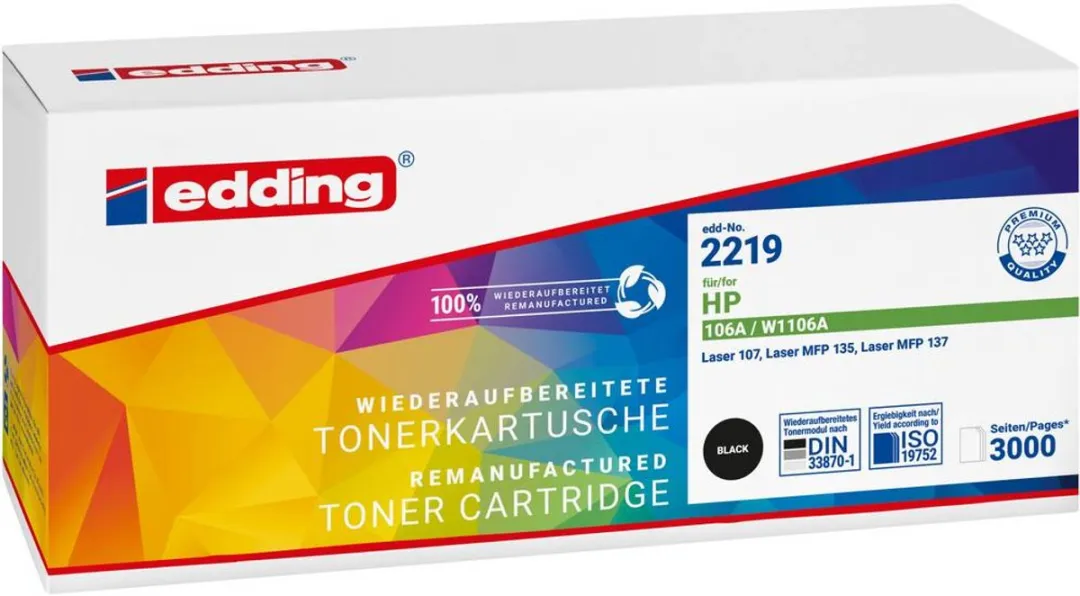 edding Toner EDD-2219 Zwart
