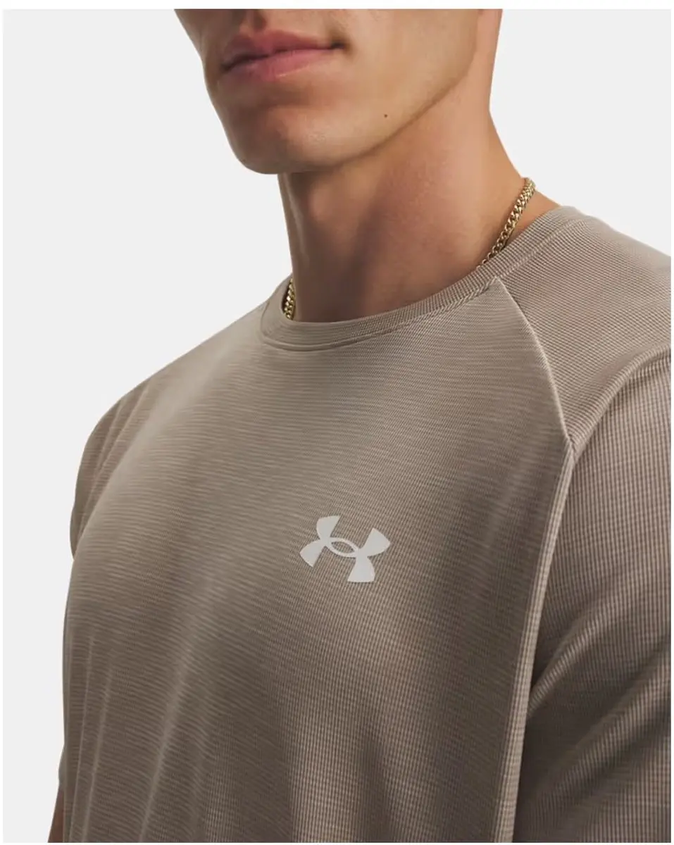 Under Armour Tech Textured T-Shirt - Bruin - afbeelding 2 van 6