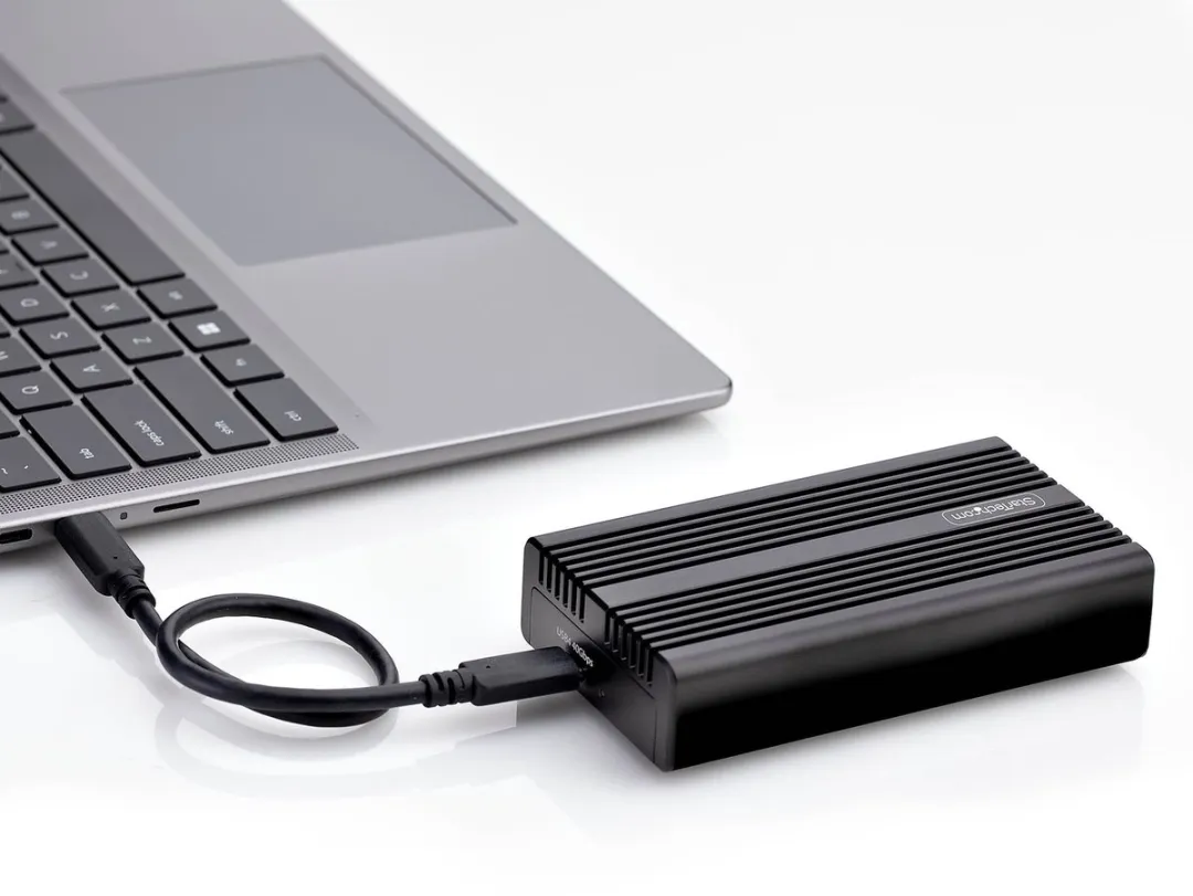 Startech USB4 M.2 NVMe SSD Behuizing 40Gbps - Zwart