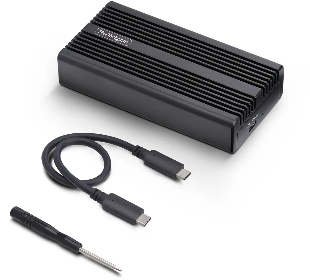 Startech USB4 M.2 NVMe SSD Behuizing 40Gbps - Zwart