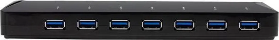 Startech ST93007U2C USB 3.0 Hub 7-Poorts - 2x 2.4A Oplaadpoorten - Zwart - afbeelding 6 van 6