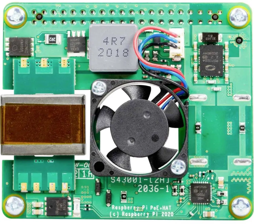 Raspberry Pi PoE+ Hat SC1022