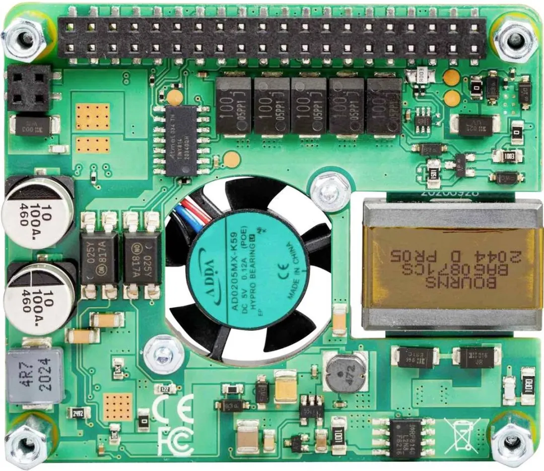 Raspberry Pi PoE+ Hat SC1022