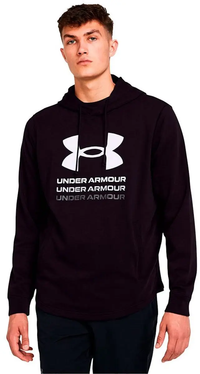 Under Armour Rival Terry Grafische Hoodie - Zwart - L - afbeelding 6 van 6