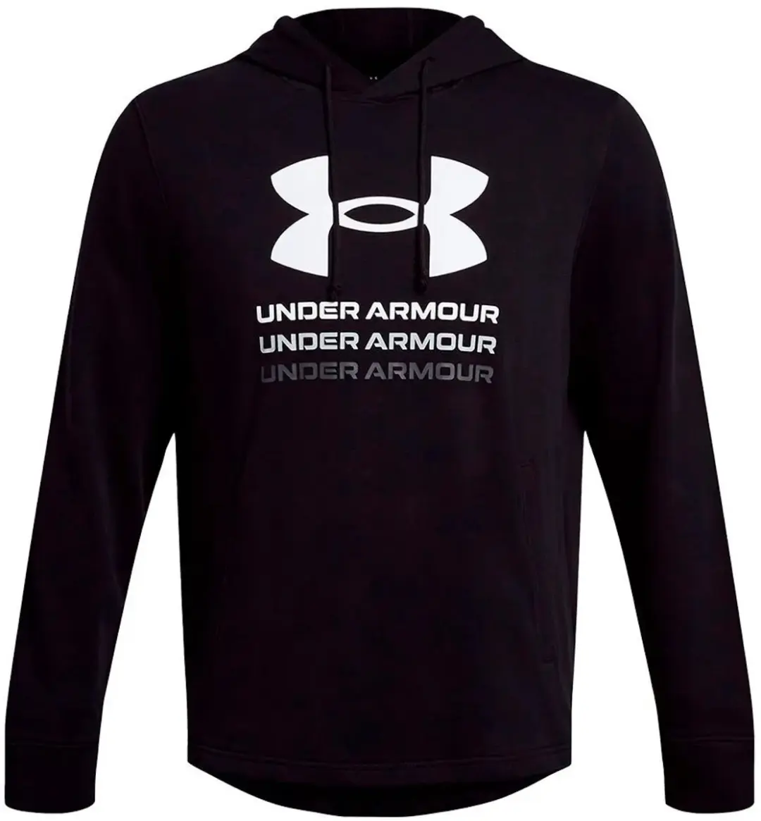 Under Armour Rival Terry Grafische Hoodie - Zwart - L - afbeelding 4 van 6