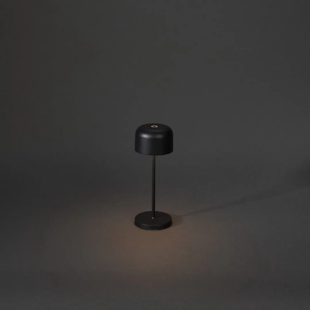 Konstsmide Lille Mini Oplaadbaar Tafellampje 2.5W - Zwart - afbeelding 6 van 6