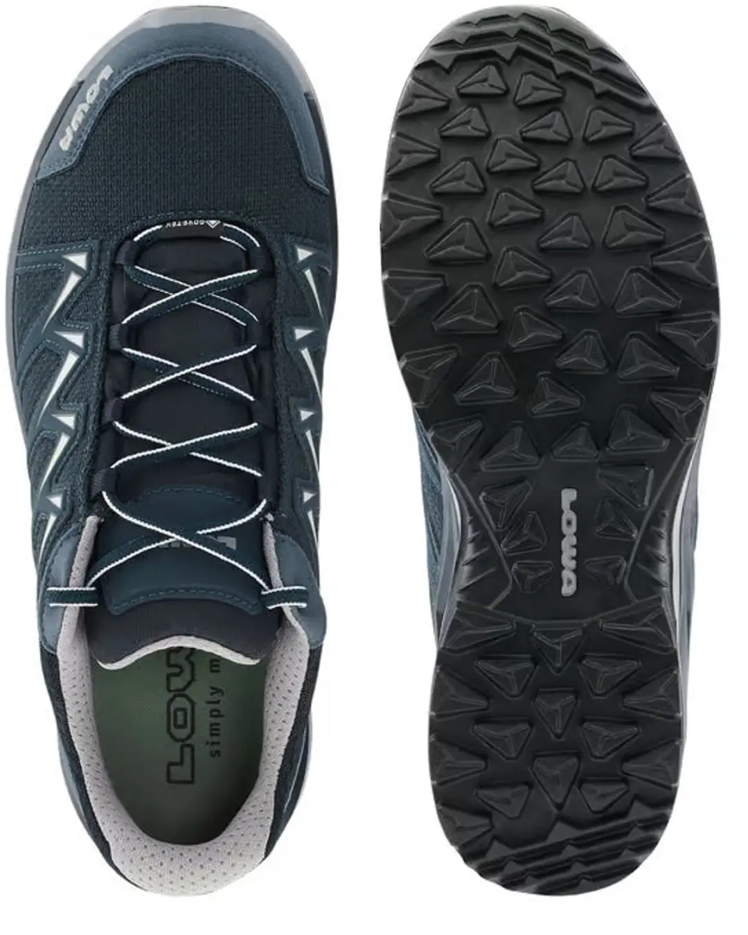 Lowa Innox Pro GTX Lo Wandelschoenen - Steelblue/Offwhite - afbeelding 4 van 6