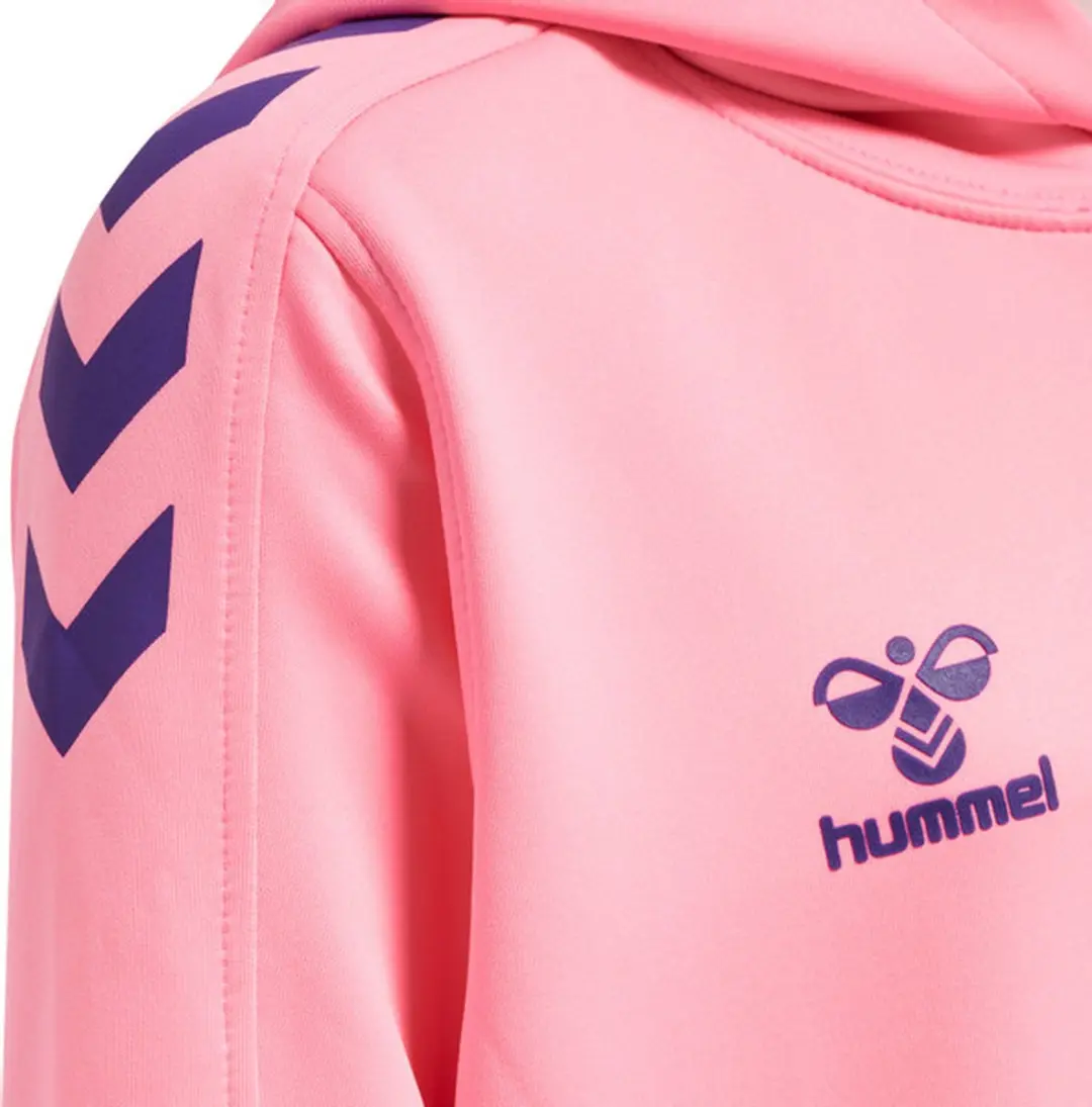 hummel hmlCORE XK Hoodie Kinderen - Roze - 152 - afbeelding 3 van 4